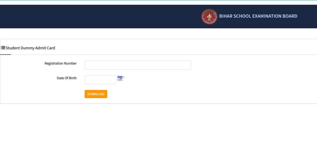 bihar board admit card
